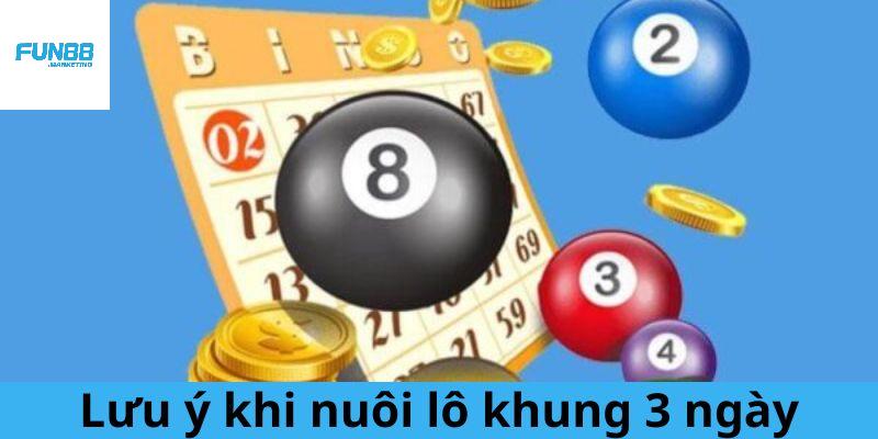 Lưu ý khi thực hiện nuôi lô khung Lưu ý khi thực hiện nuôi lô khung